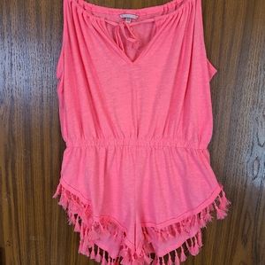 Victoria's Secret Pink Romper in Size Medium